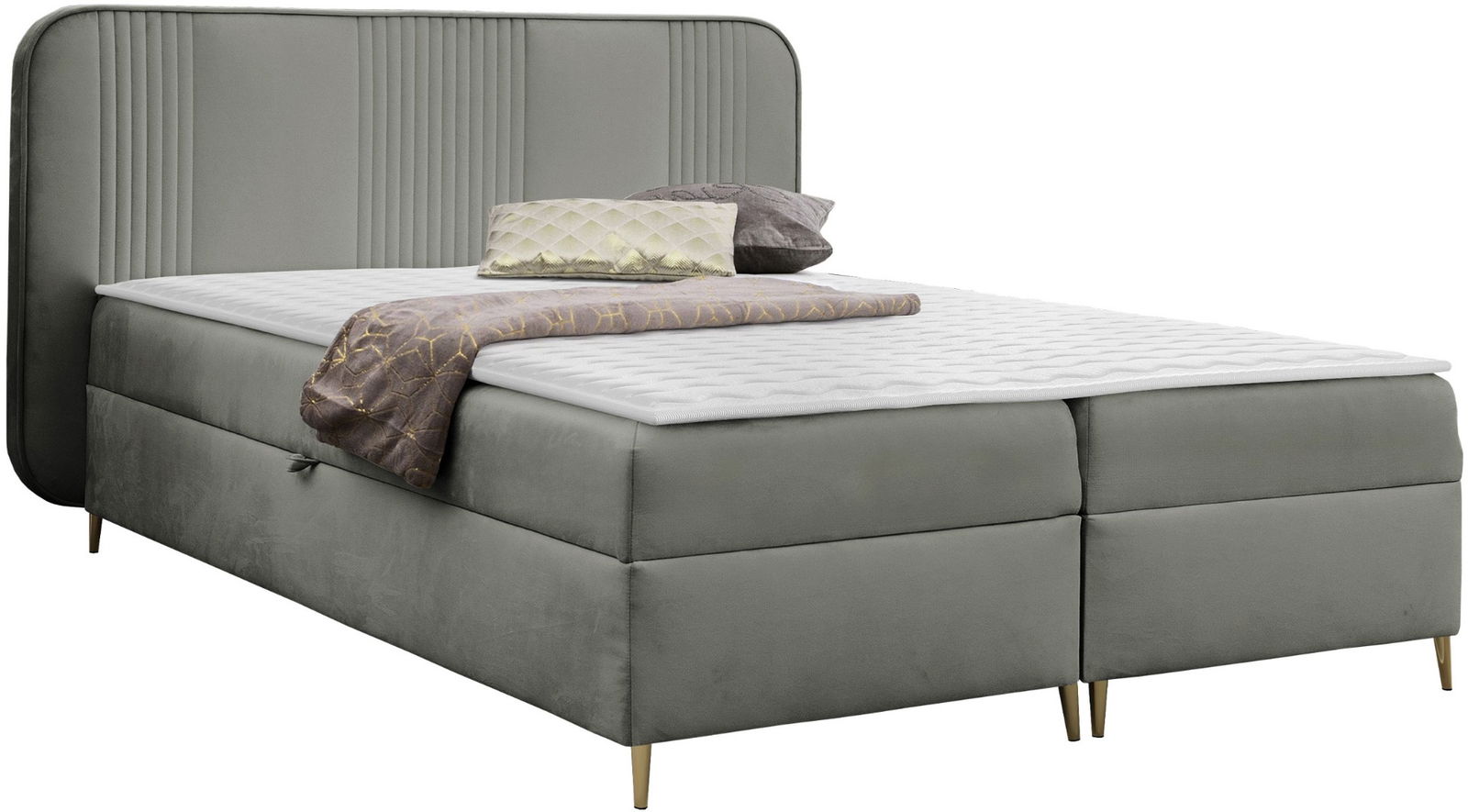 Επενδυμένο κρεβάτι Fandy-Gkri-140 x 200 1