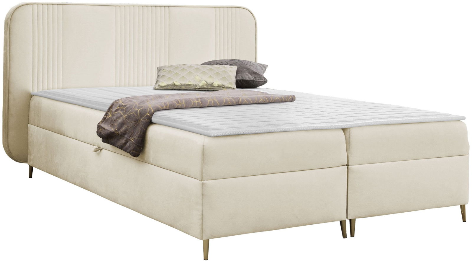 Επενδυμένο κρεβάτι Fandy-Mpez Anoixto-120 x 200 1