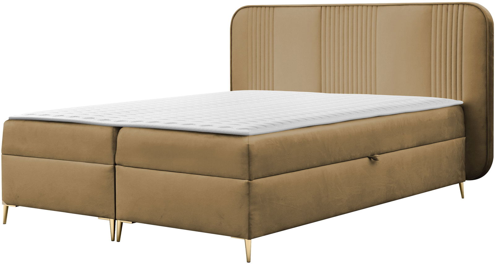 Επενδυμένο κρεβάτι Fandy 4