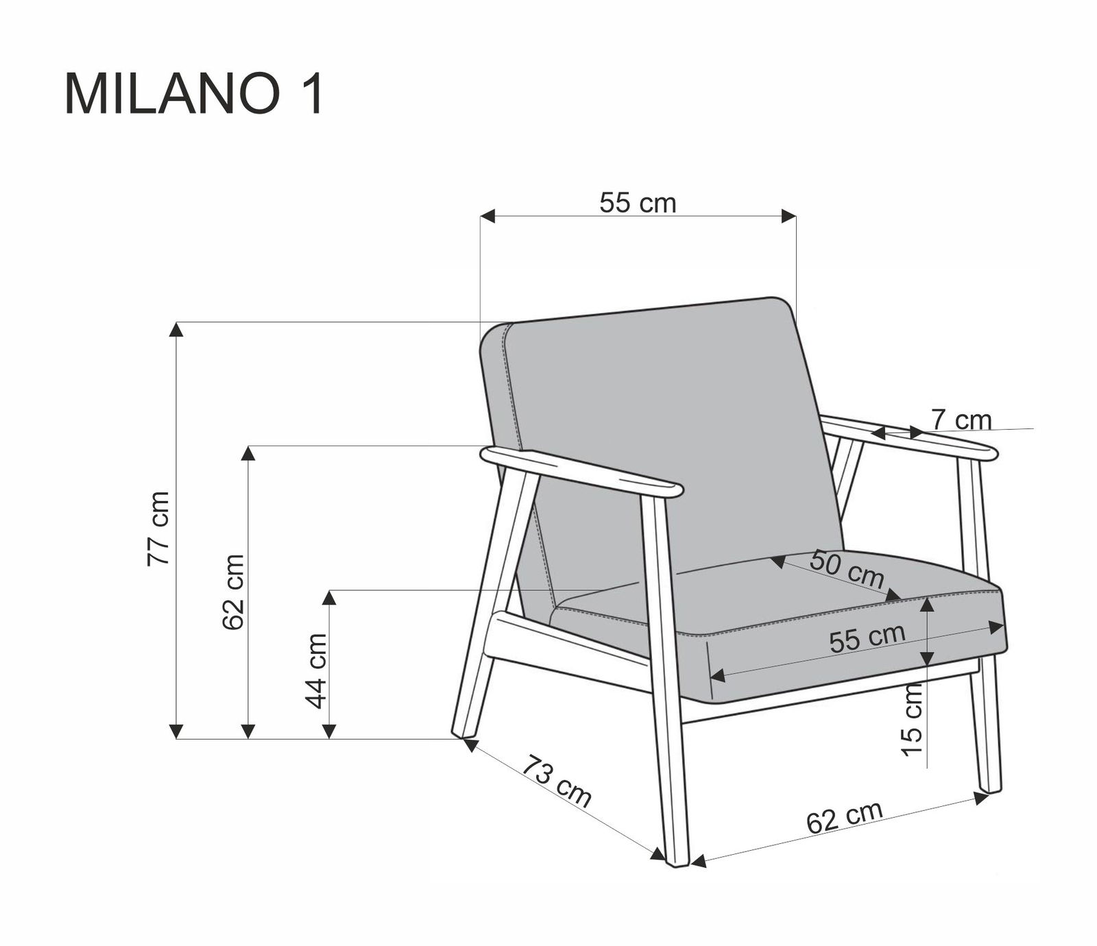 Πολυθρόνα Mila 3