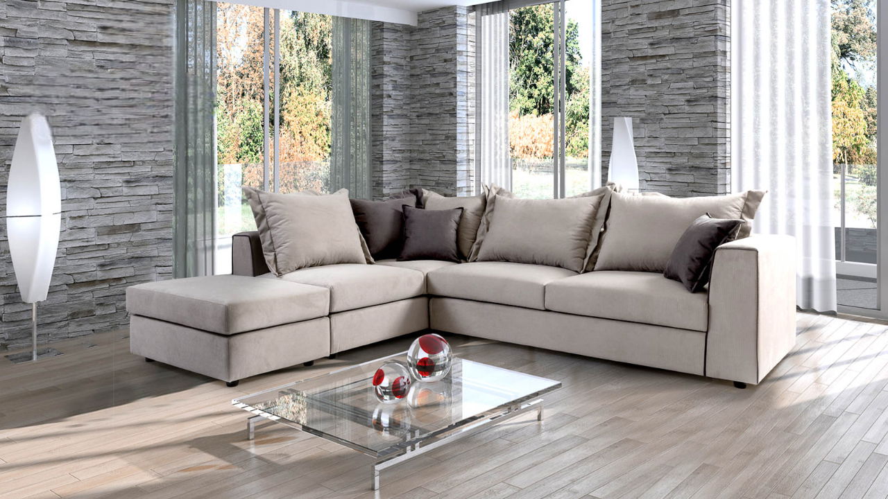 Γωνιακός καναπές Broadway-Gkri Skouro-Δεξιά 2