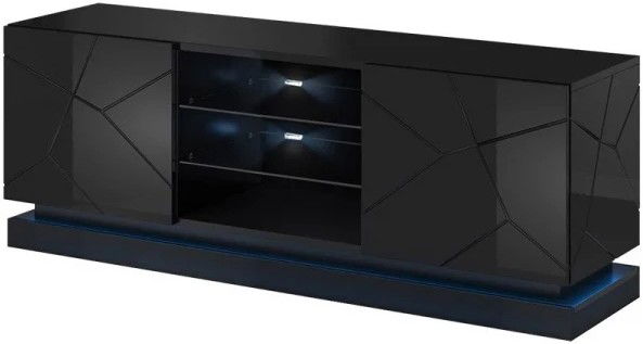 Έπιπλο τηλεόρασης Qiu με LED 5