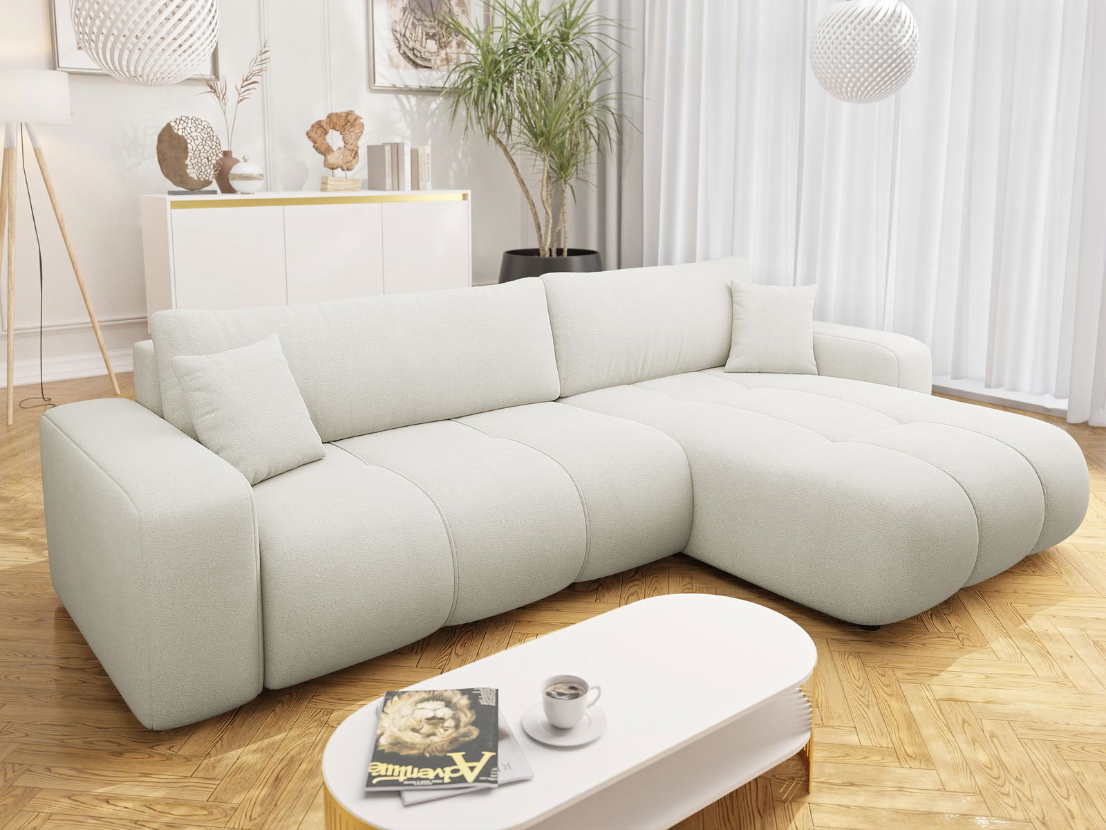 Γωνιακός καναπές Furyn L Maxi 2