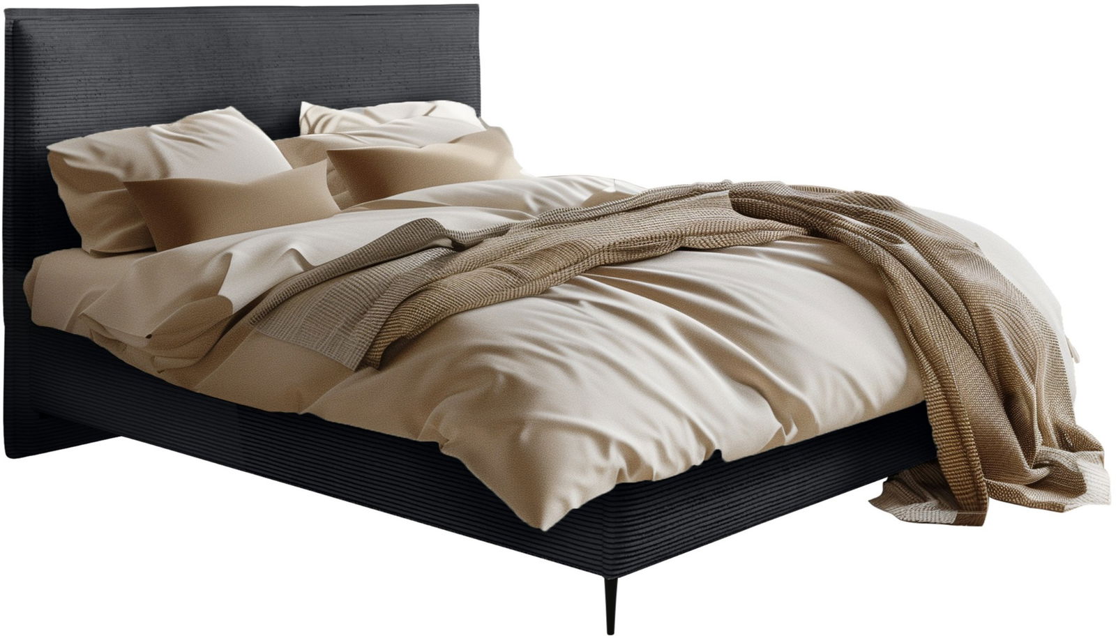 Επενδυμένο κρεβάτι Puretta 1