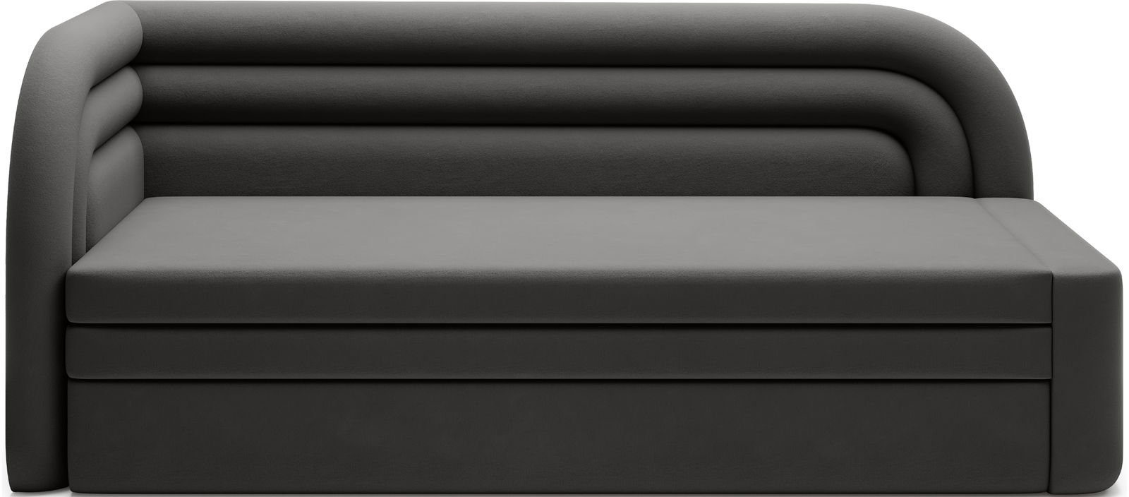 Καναπές - κρεβάτι Fanuci-Gkri Skouro-Αριστερή 1