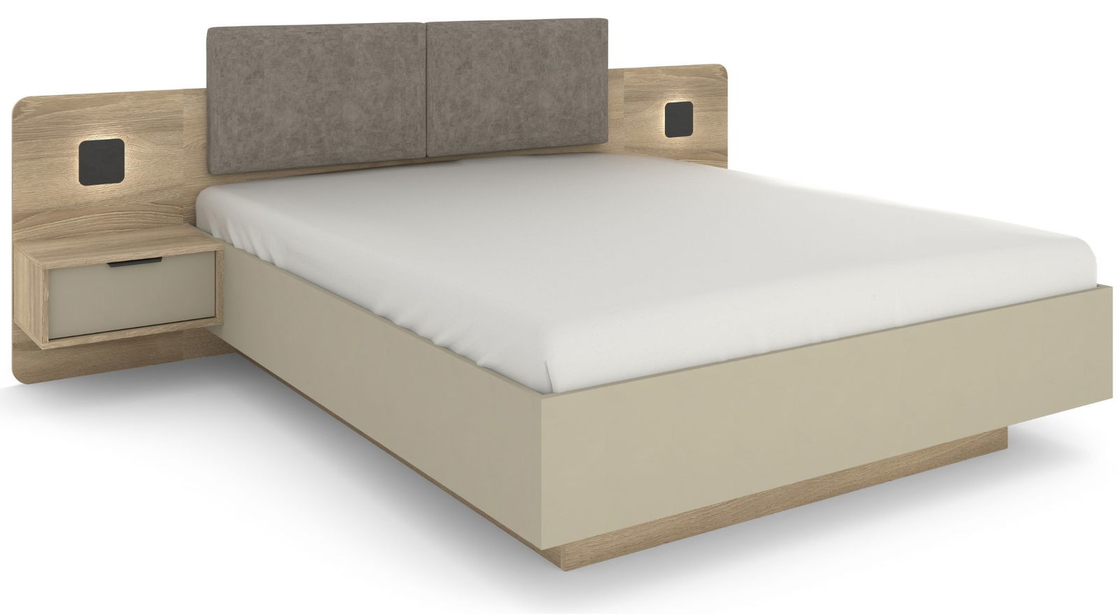 Κρεβάτι Bett με κομοδίνα 1