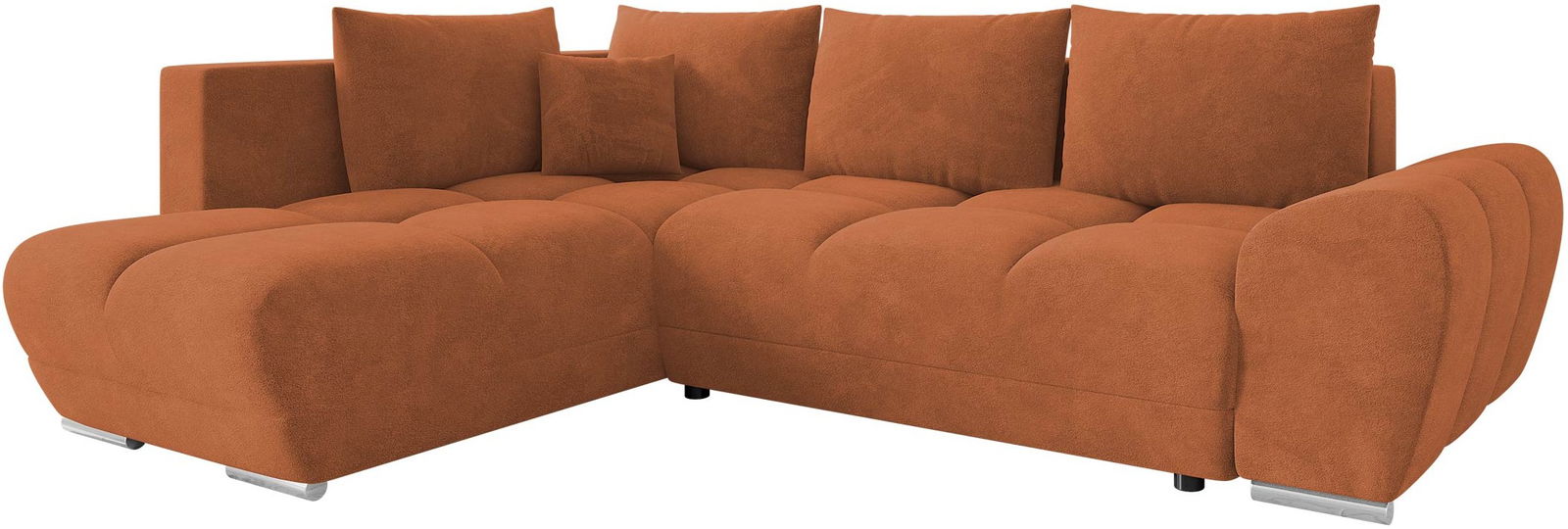 Γωνιακός καναπές Forrest-Portokali-Αριστερή 1