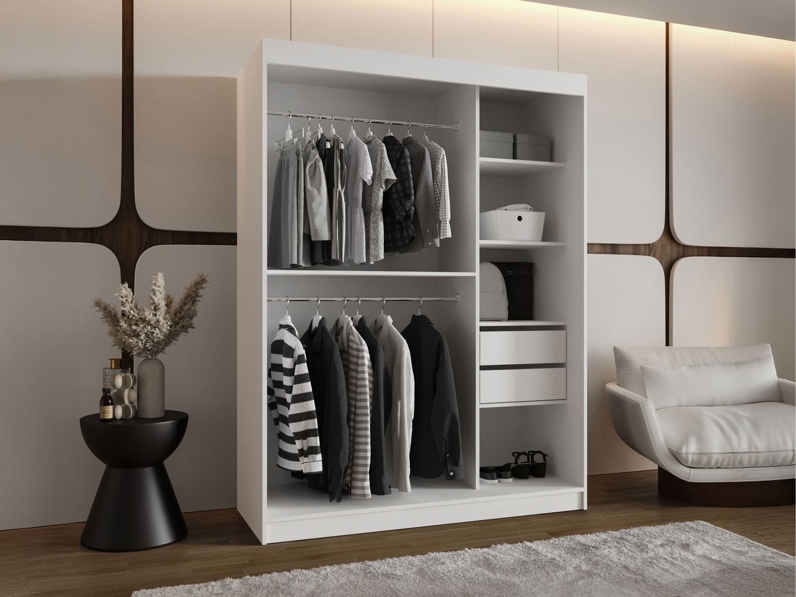 Ντουλάπα Wika 150 συρόμενη 5