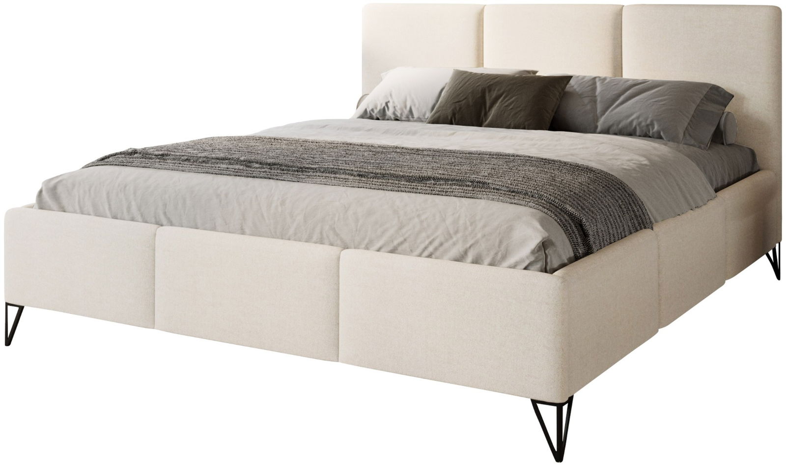 Επενδυμένο κρεβάτι Loren-Mpez Anoixto-160 x 200 1