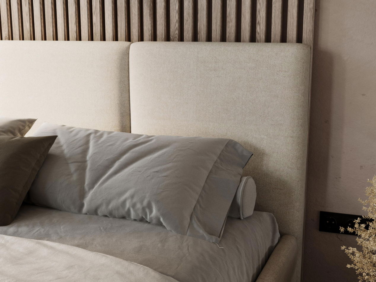 Επενδυμένο κρεβάτι Loren 6