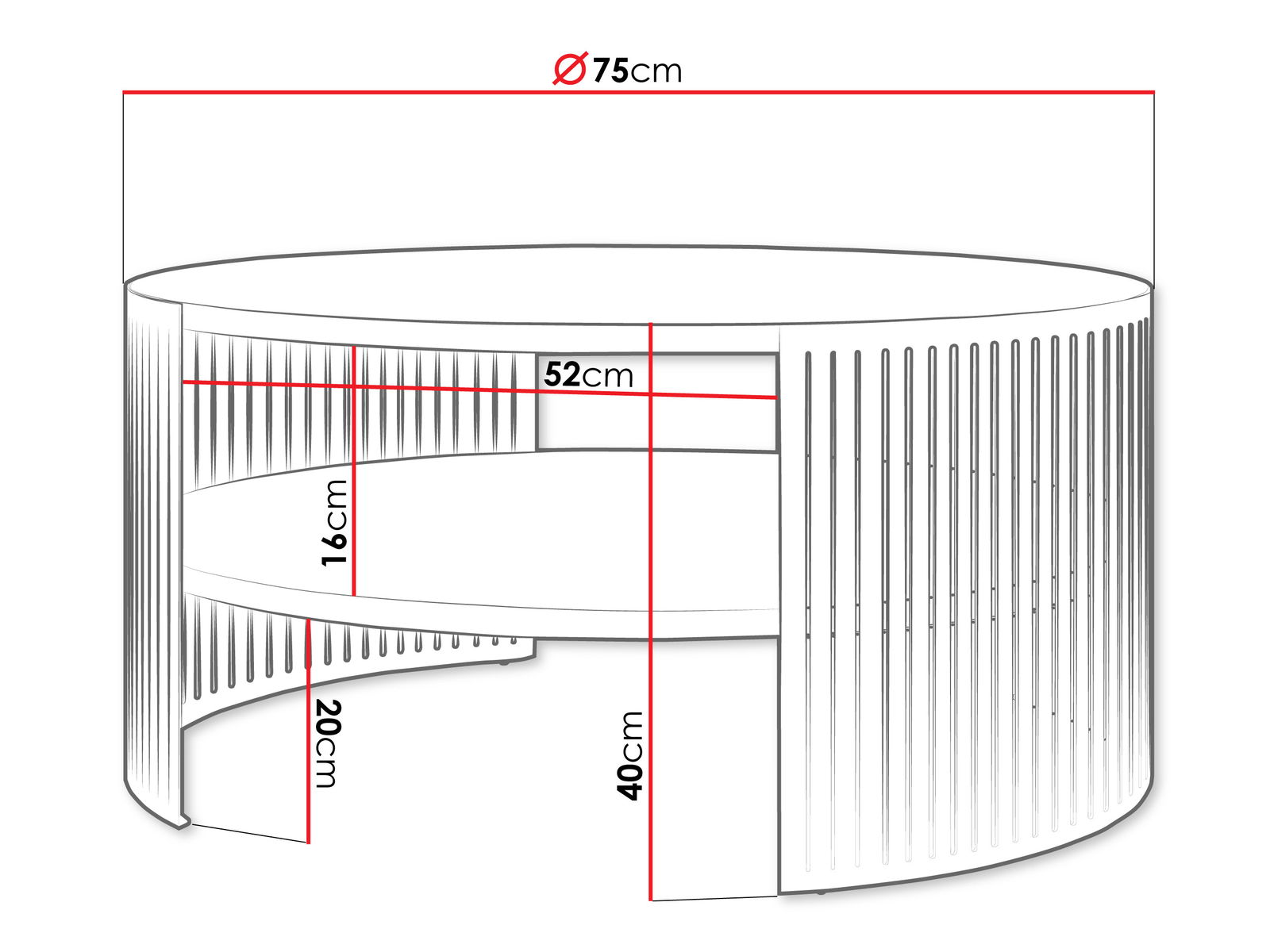 Τραπεζάκι σαλονιού Fikoli 3