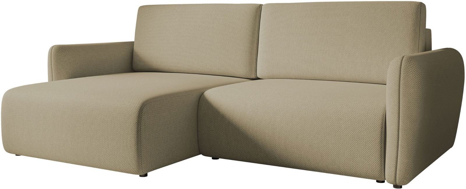 Γωνιακός καναπές Goya Slim-Mpez Skouro 1