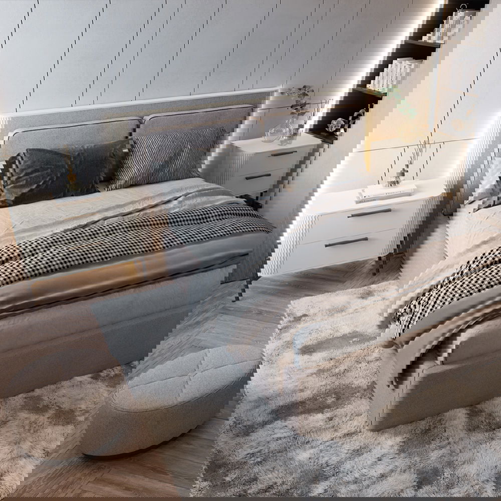 Επενδυμένο κρεβάτι Dutchess 2