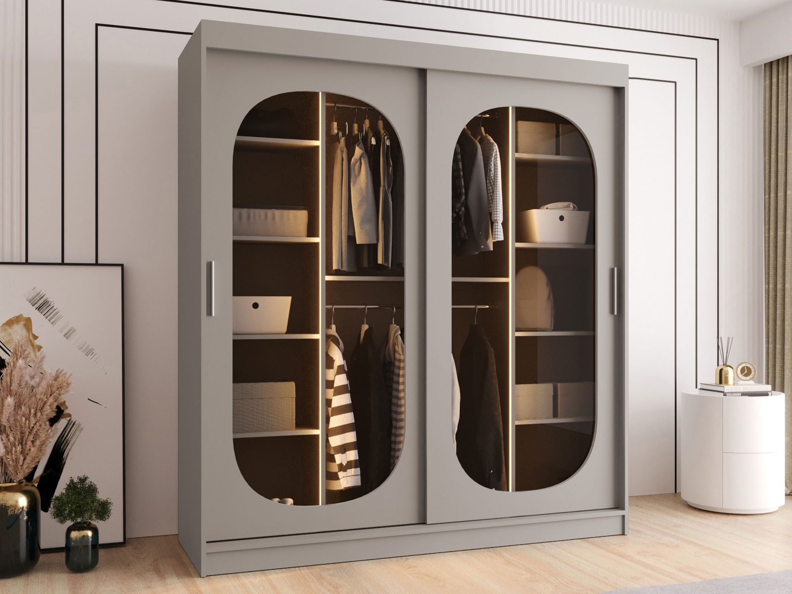 Ντουλάπα Bahrajn 180 συρόμενη 5