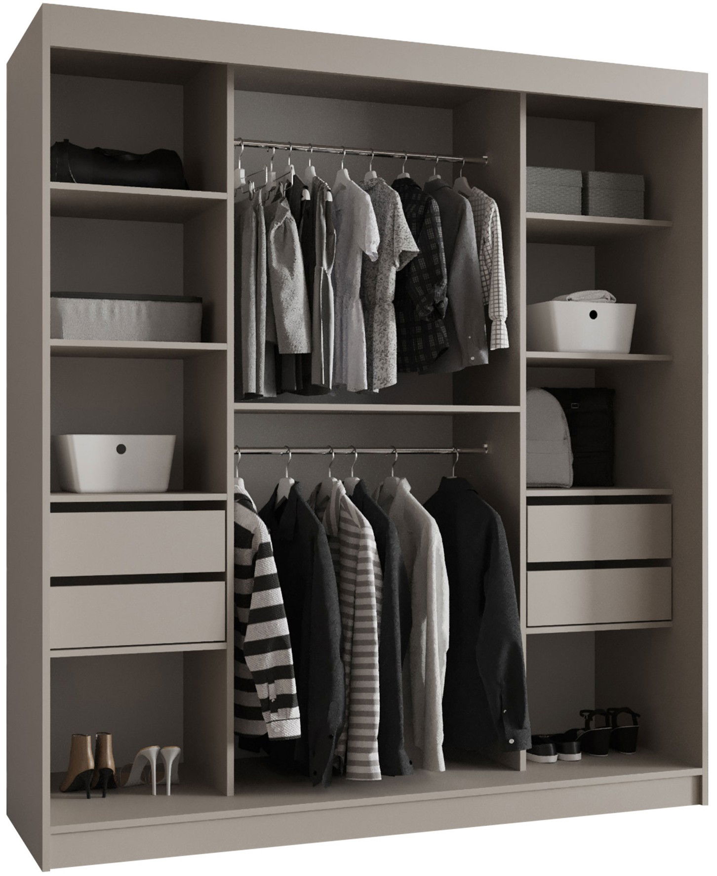 Ντουλάπα Bahrajn 180 συρόμενη 6