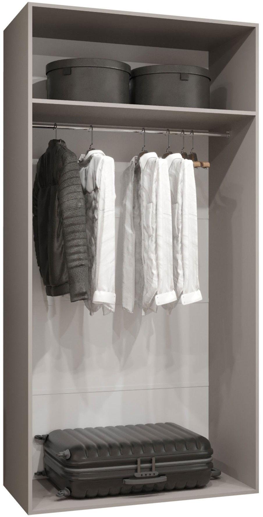 Ντουλάπα Malaga plus δίφυλλη 4