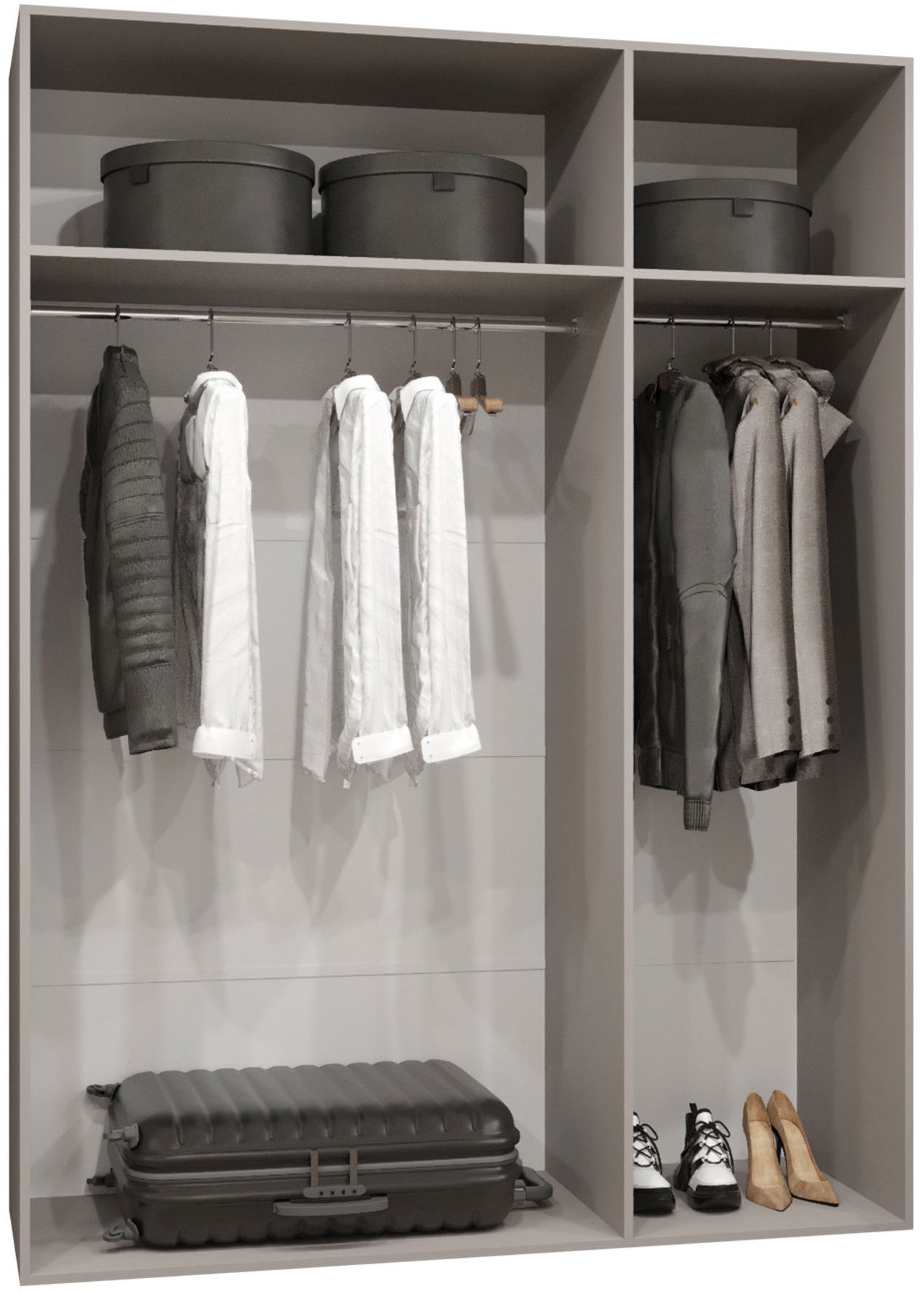 Ντουλάπα Malaga τρίφυλλη 4