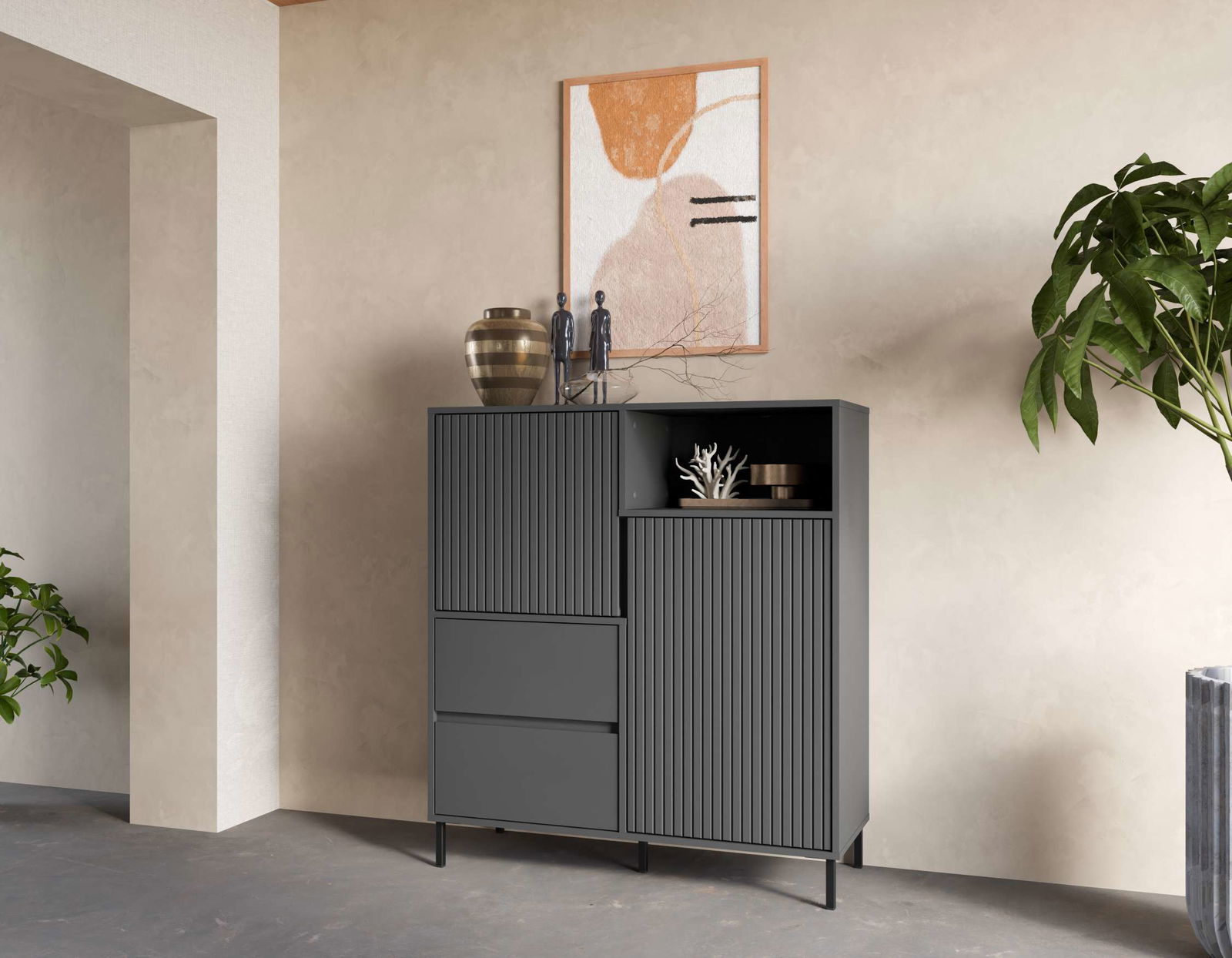 Μπουφές Anel Slim 2