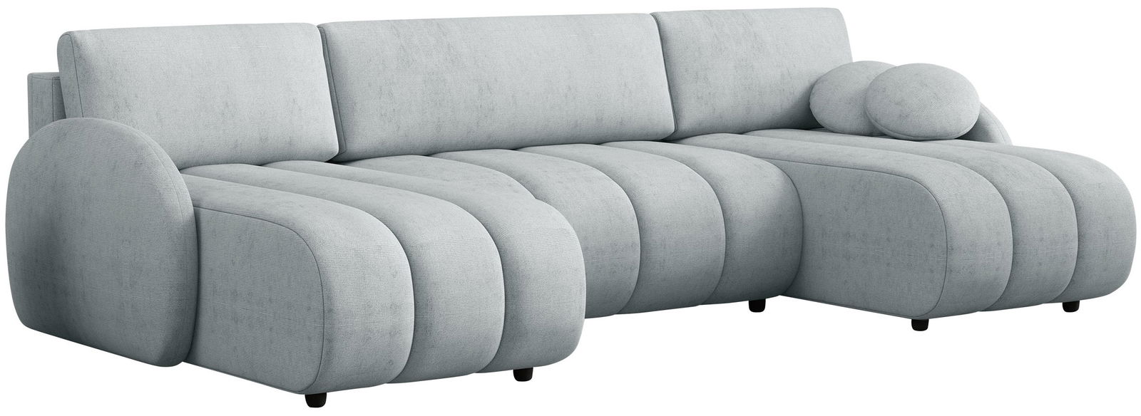 Γωνιακός καναπές Zara U-Gkri Anoixto 1