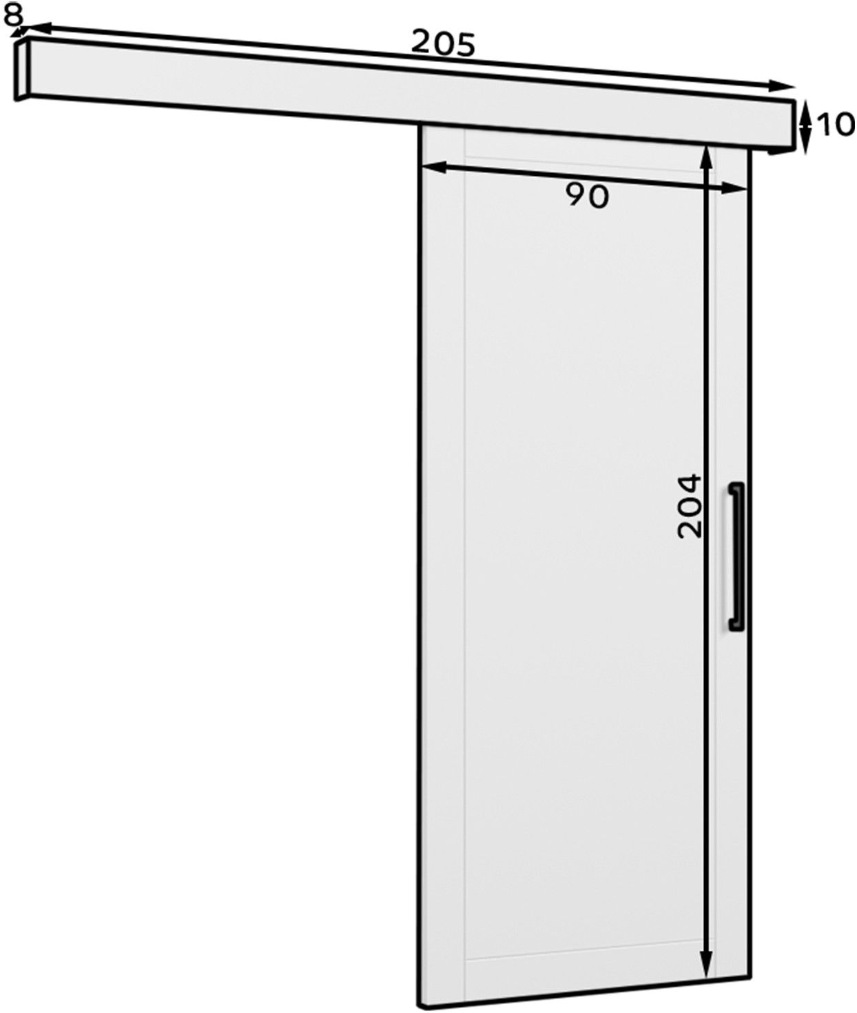 Συρόμενη πόρτα Shiro 3