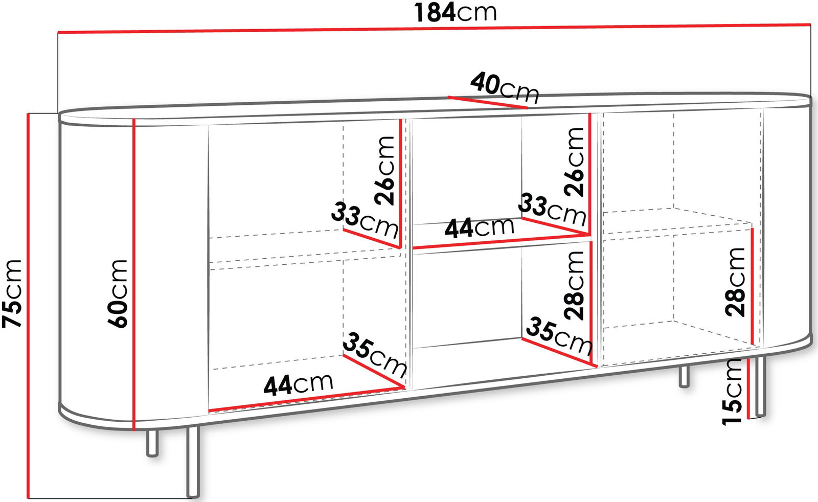 Μπουφές Lygrint II 3