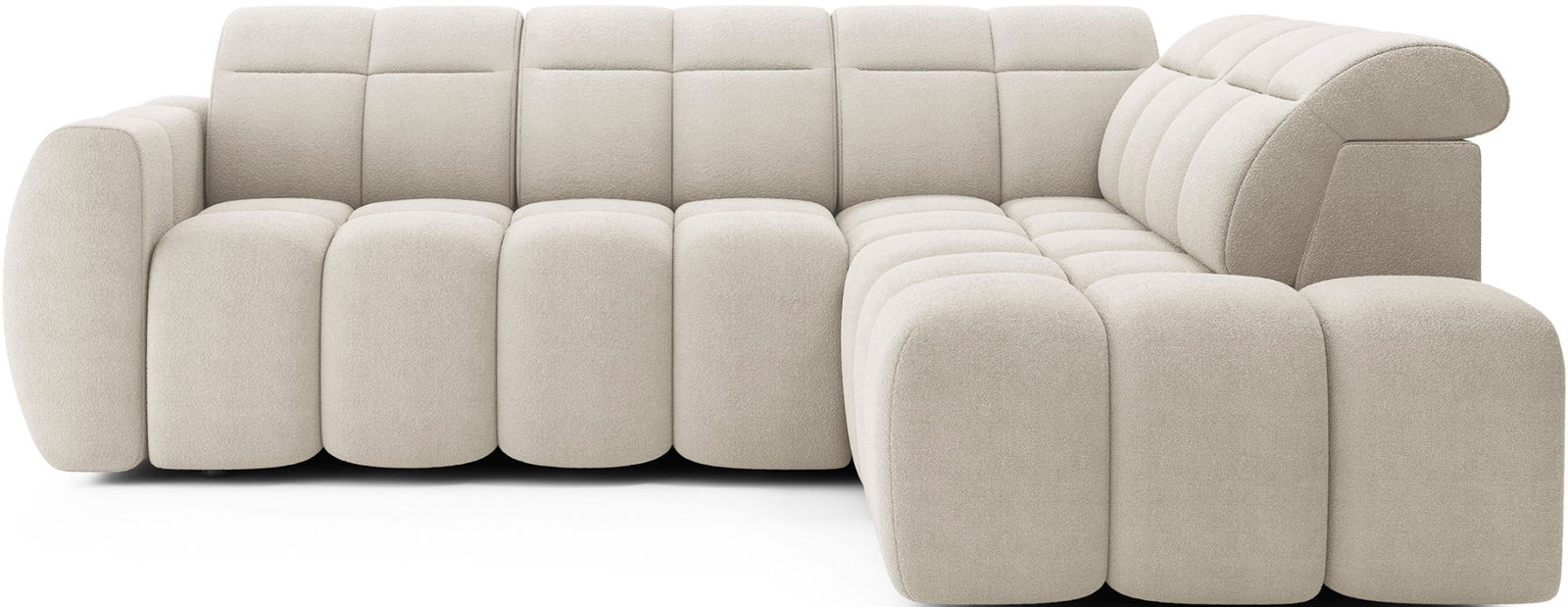 Γωνιακός καναπές Chicago-Beige-Δεξιά 1