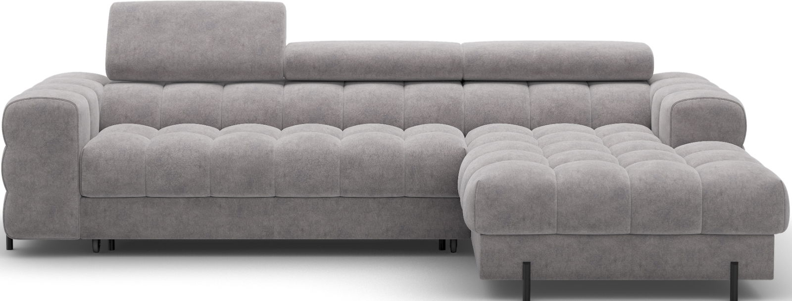 Γωνιακός καναπές Freyia-Gkri-Δεξιά 1