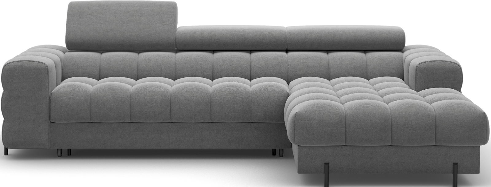 Γωνιακός καναπές Freyia-Gkri Skouro-Δεξιά 1