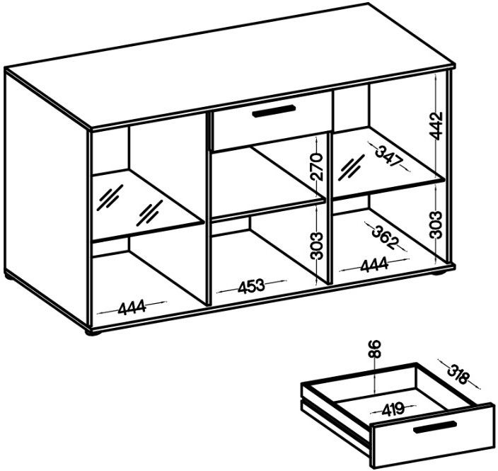 Μπουφές Arlington 4