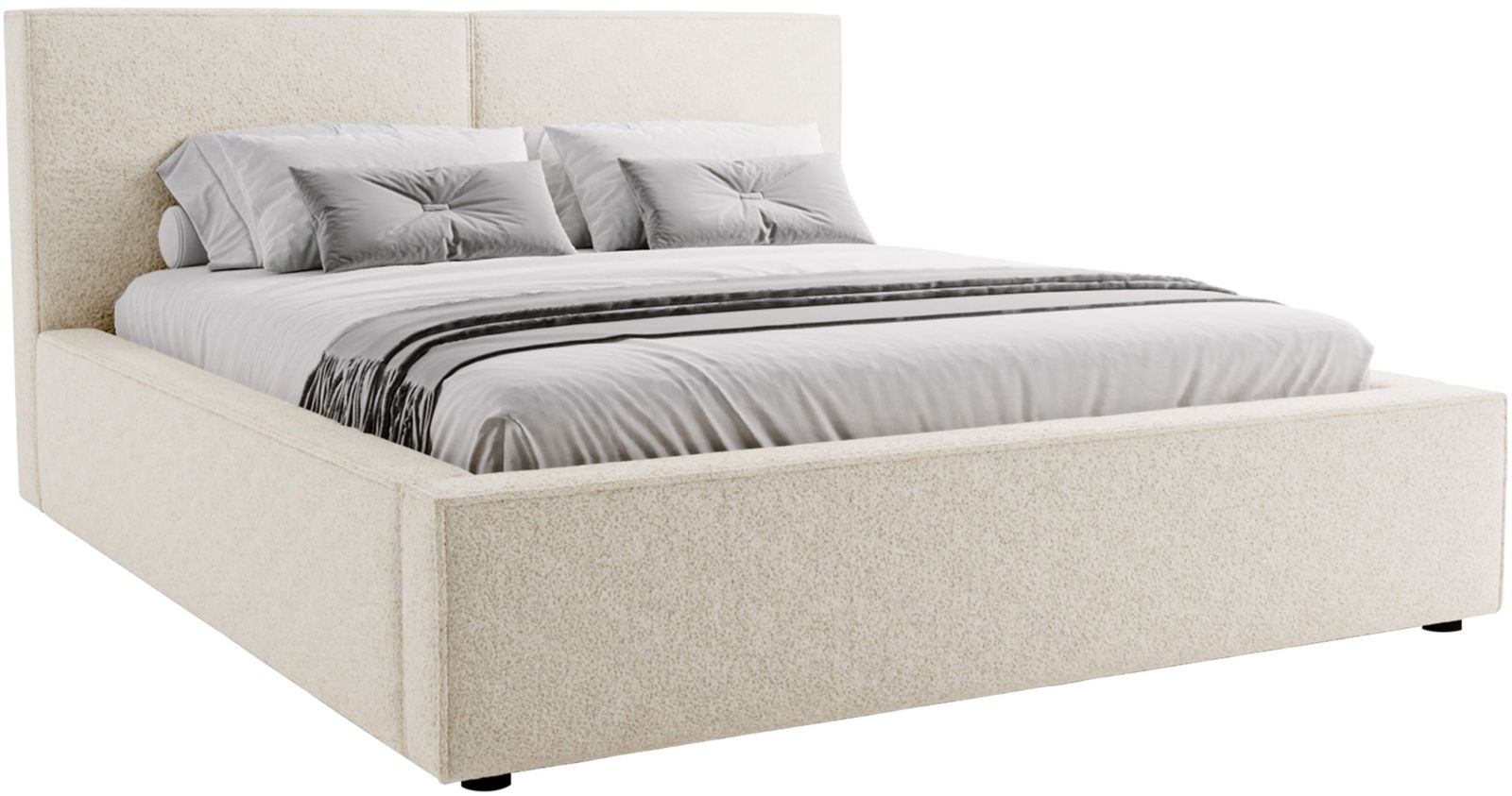 Επενδυμένο κρεβάτι Santos 1