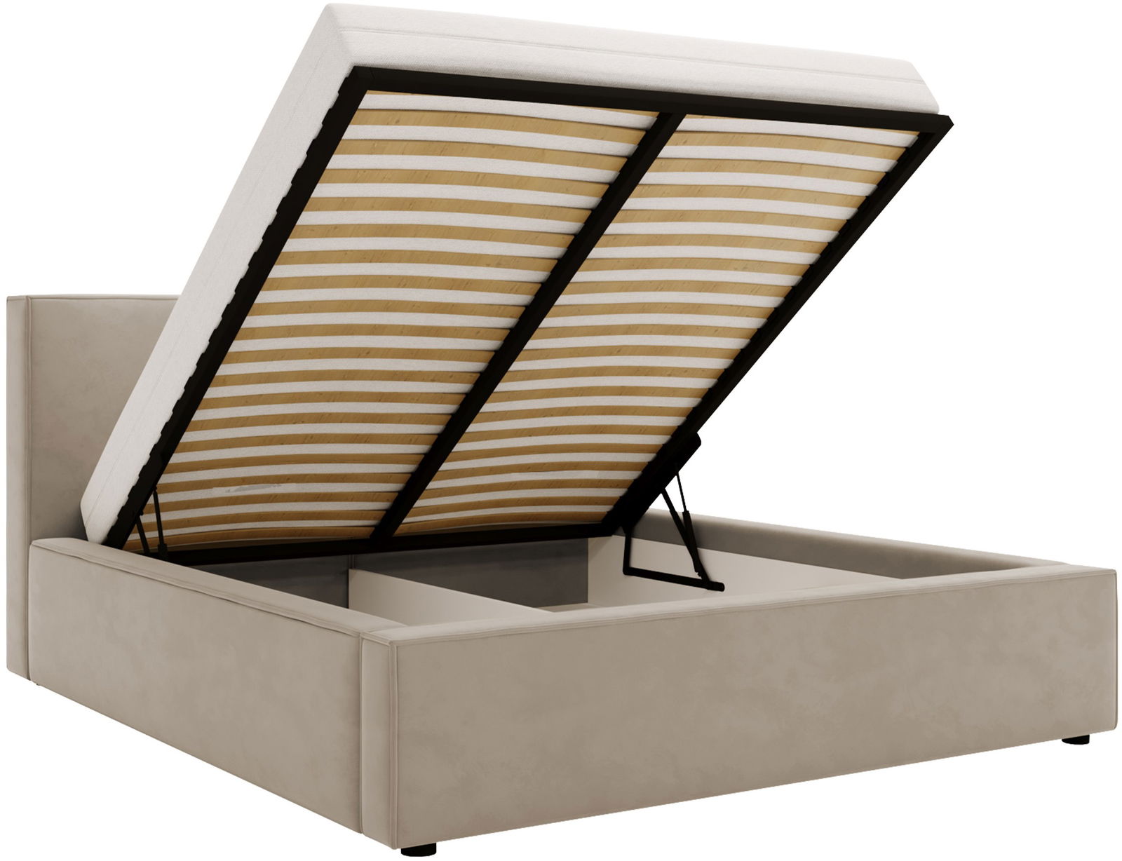 Επενδυμένο κρεβάτι Santos 4