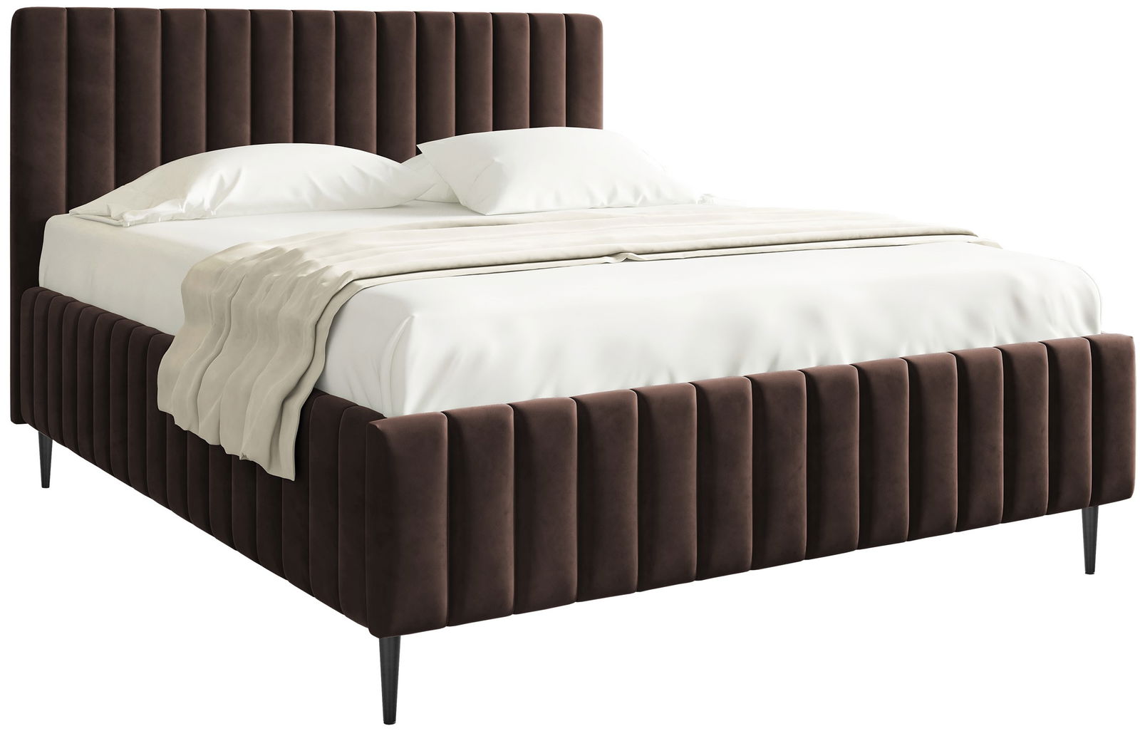 Επενδυμένο κρεβάτι Lewezo-Kafe-180 x 200 1