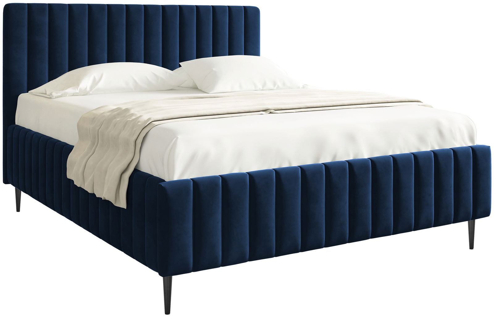 Επενδυμένο κρεβάτι Lewezo 1