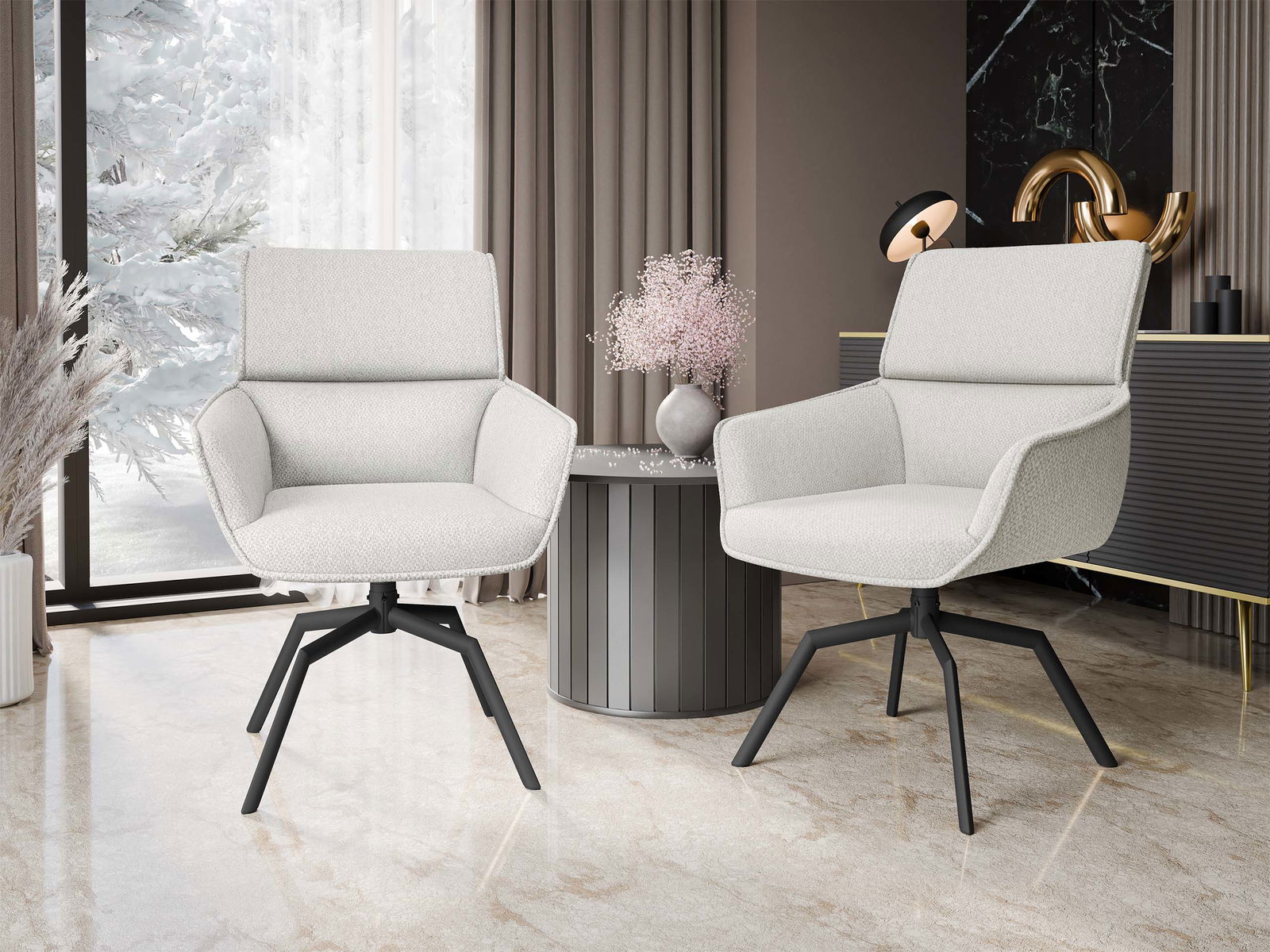 Καρέκλα Bueron Muz 2τμχ 2