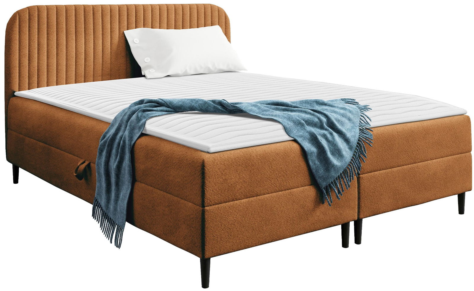 Επενδυμένο κρεβάτι Box Best I-Portokali-140 x 200 1