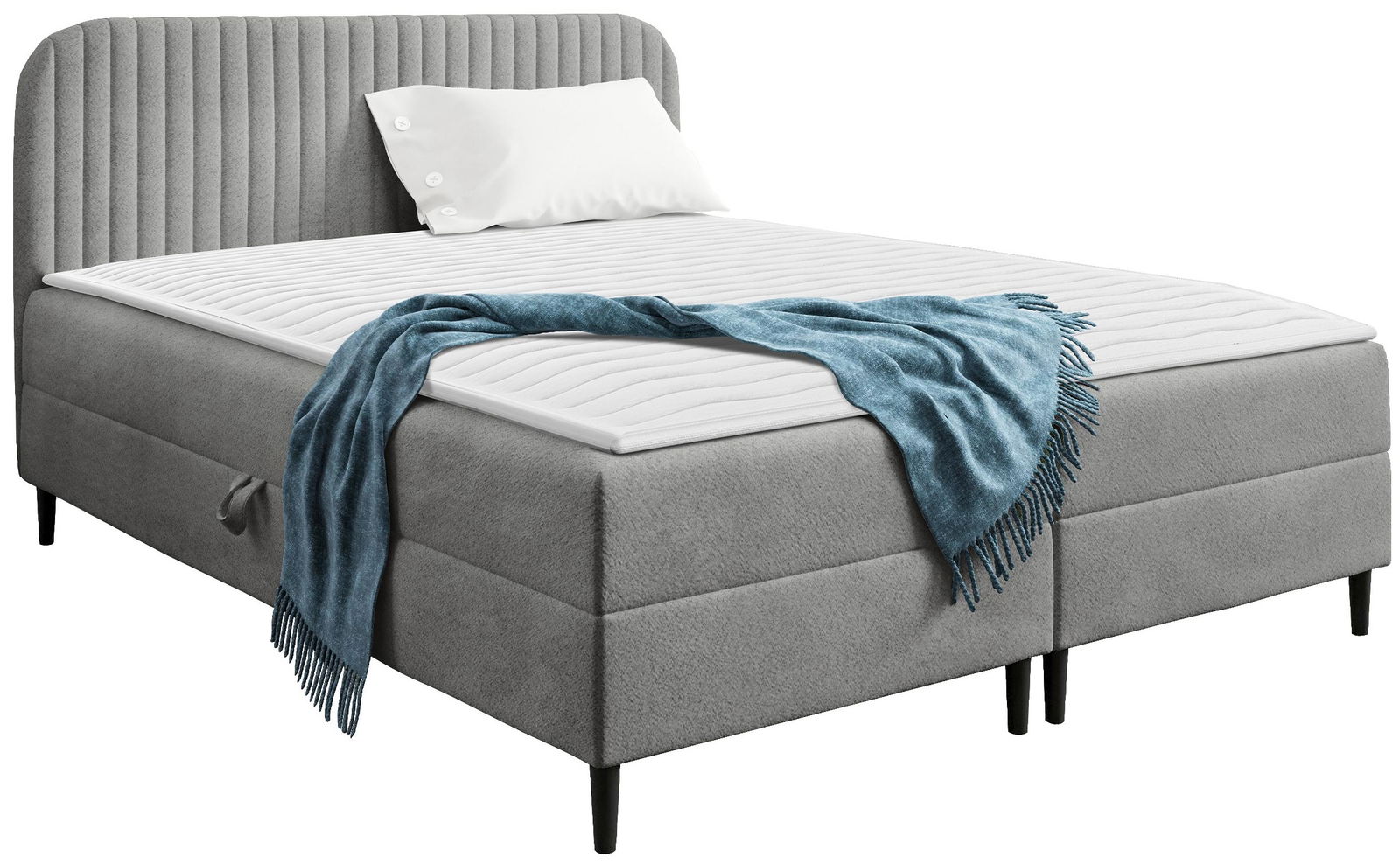 Επενδυμένο κρεβάτι Box Best I-Gkri-140 x 200 1