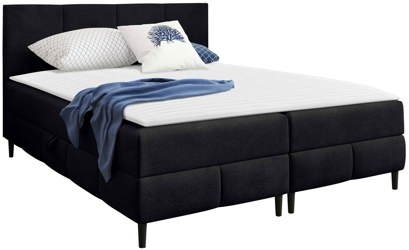 Επενδυμένο κρεβάτι Box Best II-Mauro-200 x 200 1