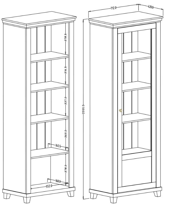Βιτρίνα Capel 3