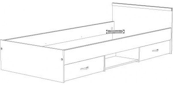 Κρεβάτι παιδικό Novel 3