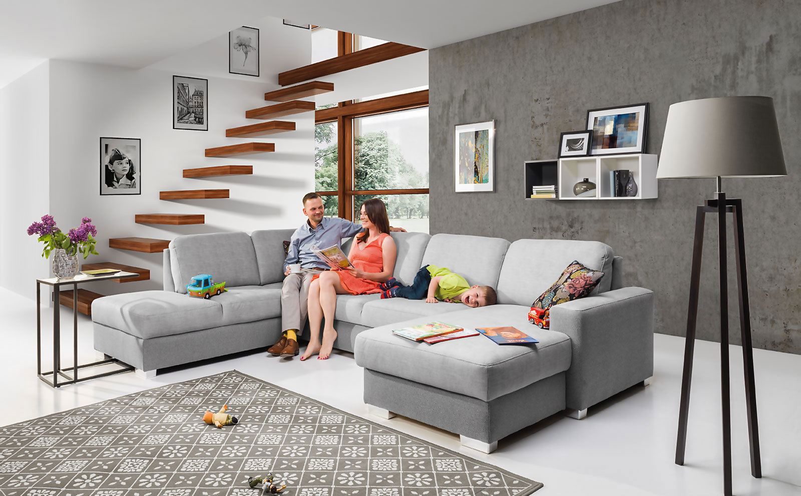 Γωνιακός καναπές Canton 2