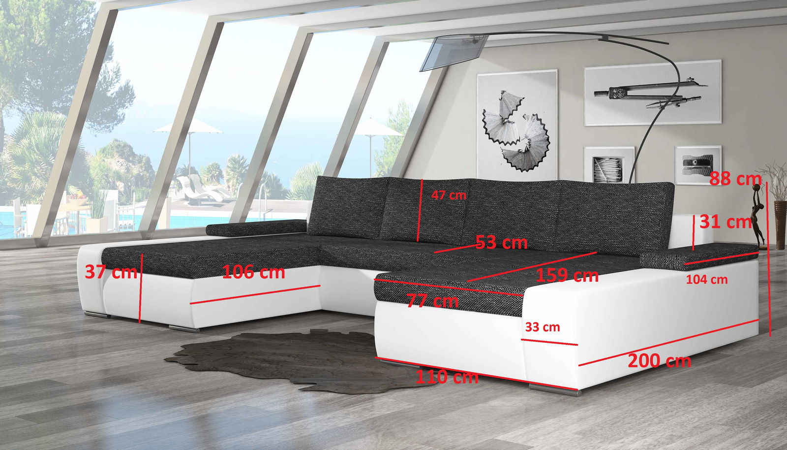 Γωνιακός καναπές Norma 3