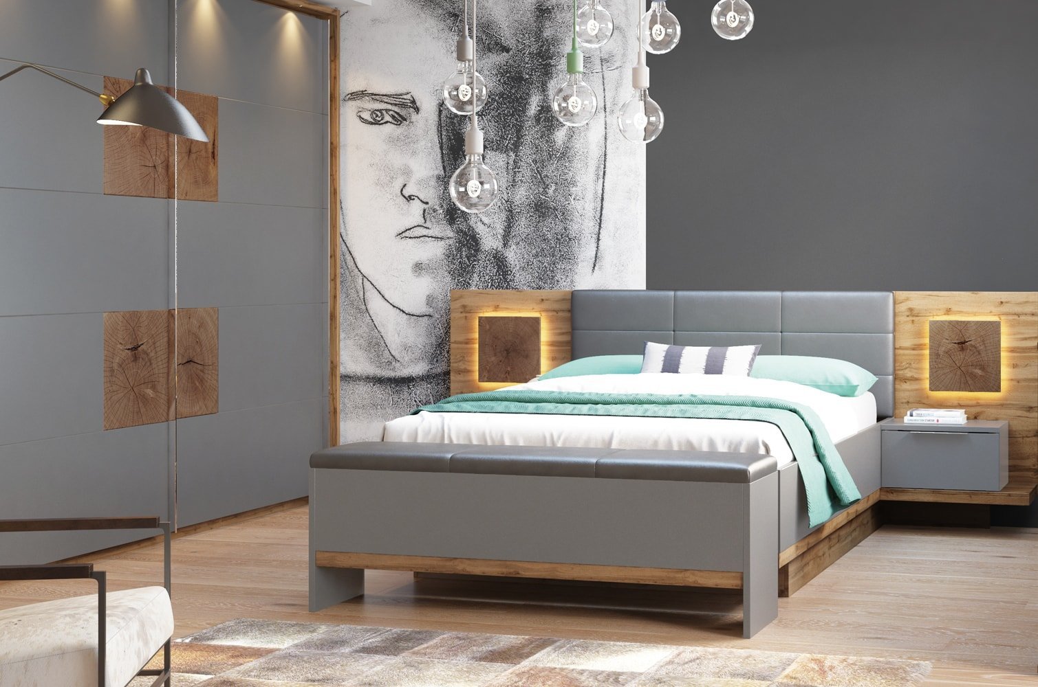 Κομοδίνο Ludost κρεμαστό 6