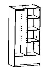 Ντουλάπα Coben δίφυλλη 6