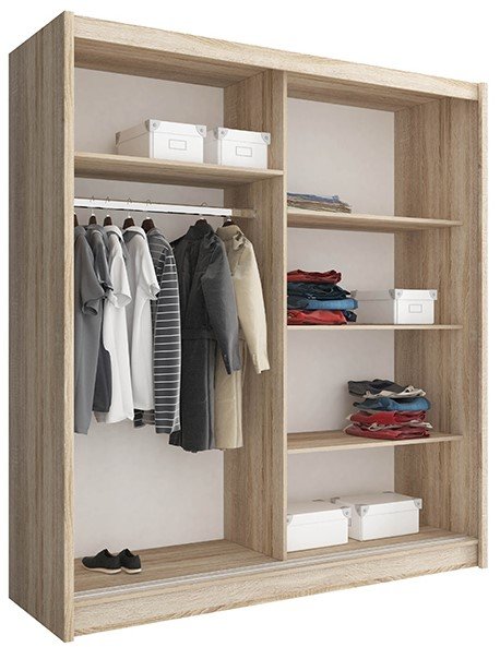 Ντουλάπα Cosmo συρόμενη 4