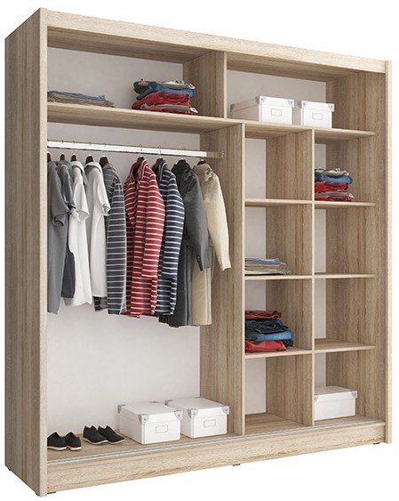 Ντουλάπα Cosmo συρόμενη 5