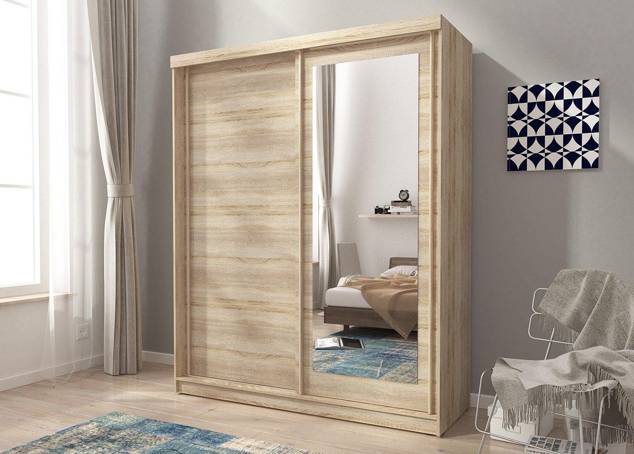 Ντουλάπα συρόμενη Bellamy 3