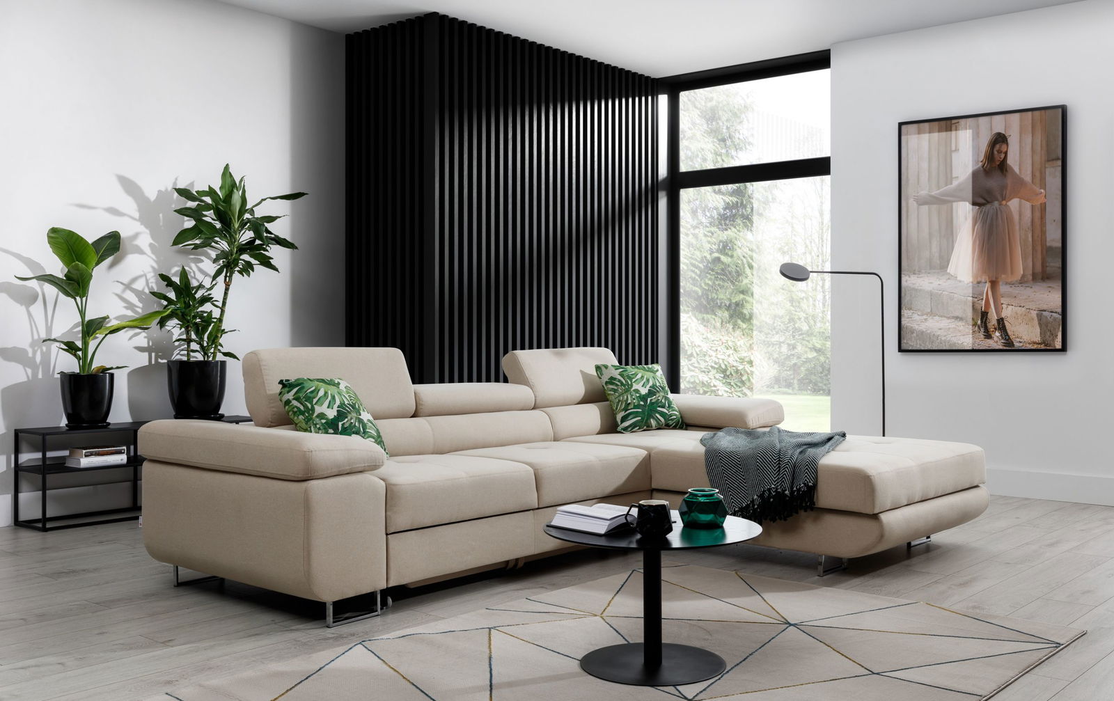 Γωνιακός καναπές Mandon 6