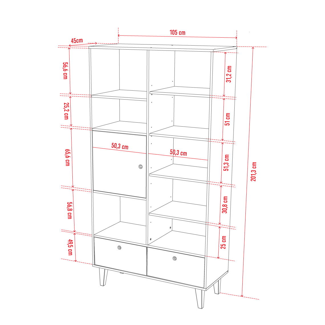 Βιβλιοθήκη Concept plus 3