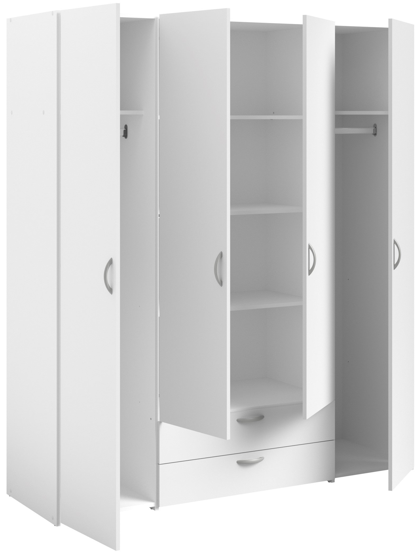 Ντουλάπα Dorm τετράφυλλη 4