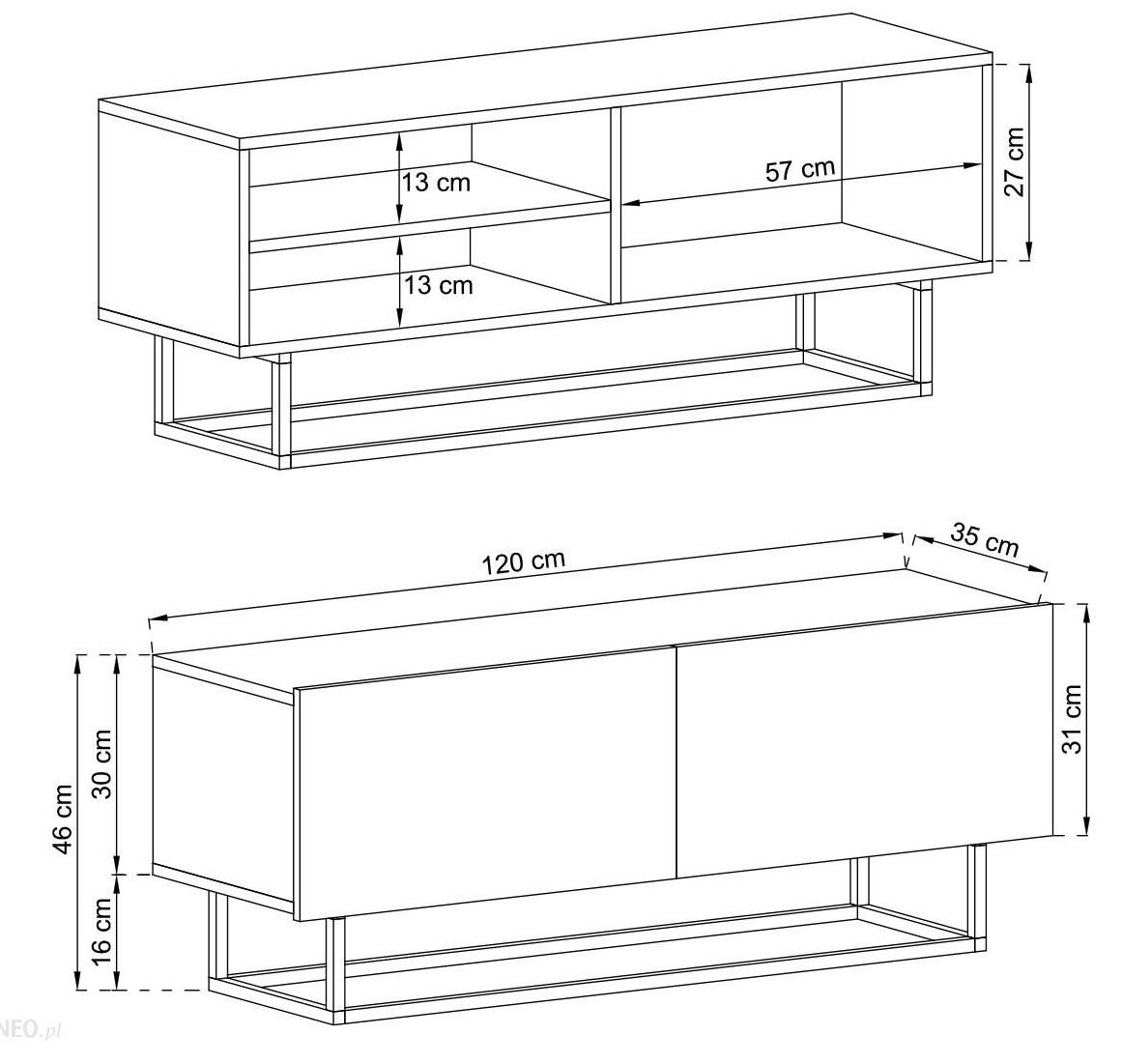 Έπιπλο τηλεόρασης Haus Ι 3